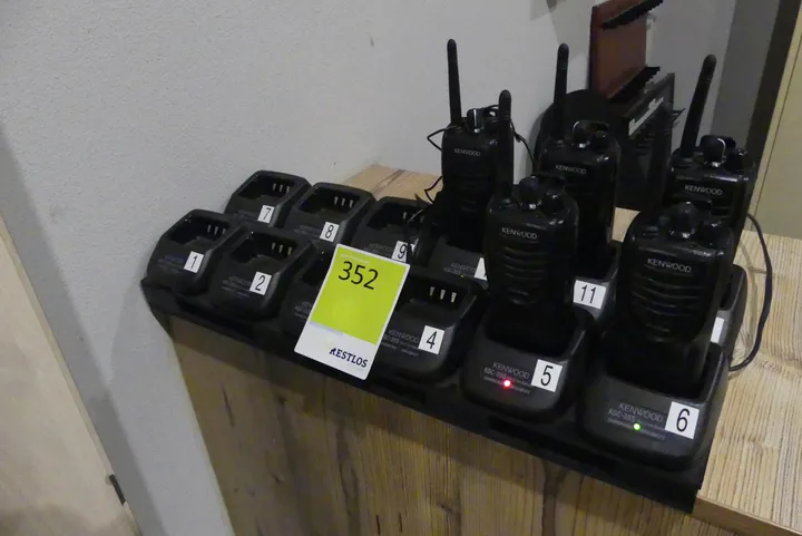 Posten Kenwood Funkgeräte mit Ladestation Modell: KSC-35S